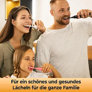 Електрична звукова зубна щітка SMILEY Pro White 96 000 рухів/хв 5 режимів із чохлом synthetic.ua - Фото 1