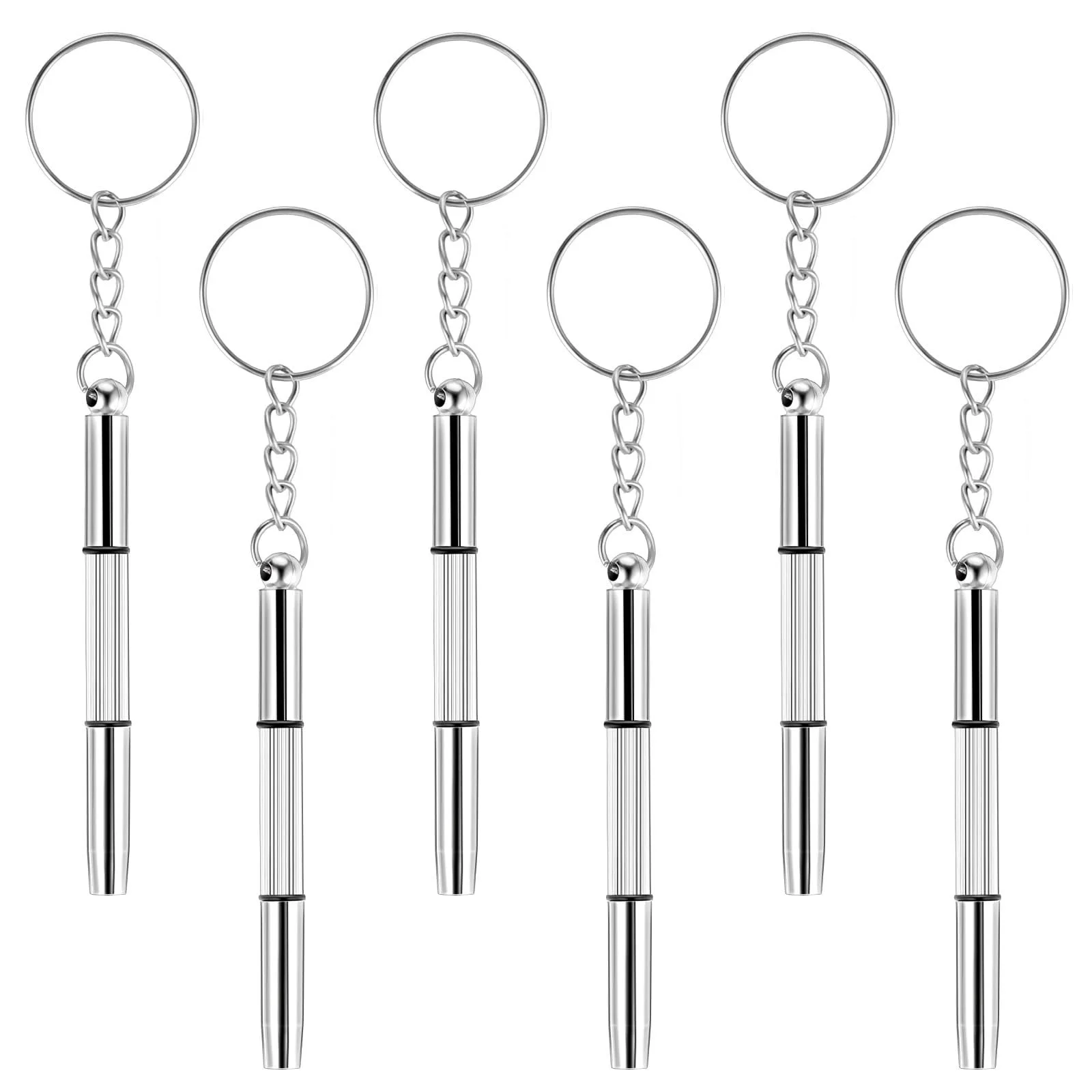 Набір simarro Mini 6 Precision Key Ring Стальний Сріблястий, фото №1