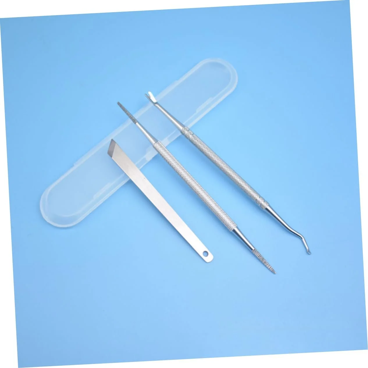 Набор для маникюра PACKOVE 3 предмета Серебряный, фото №4 Набор для маникюра PACKOVE 3 предмета Серебряный, фото №4