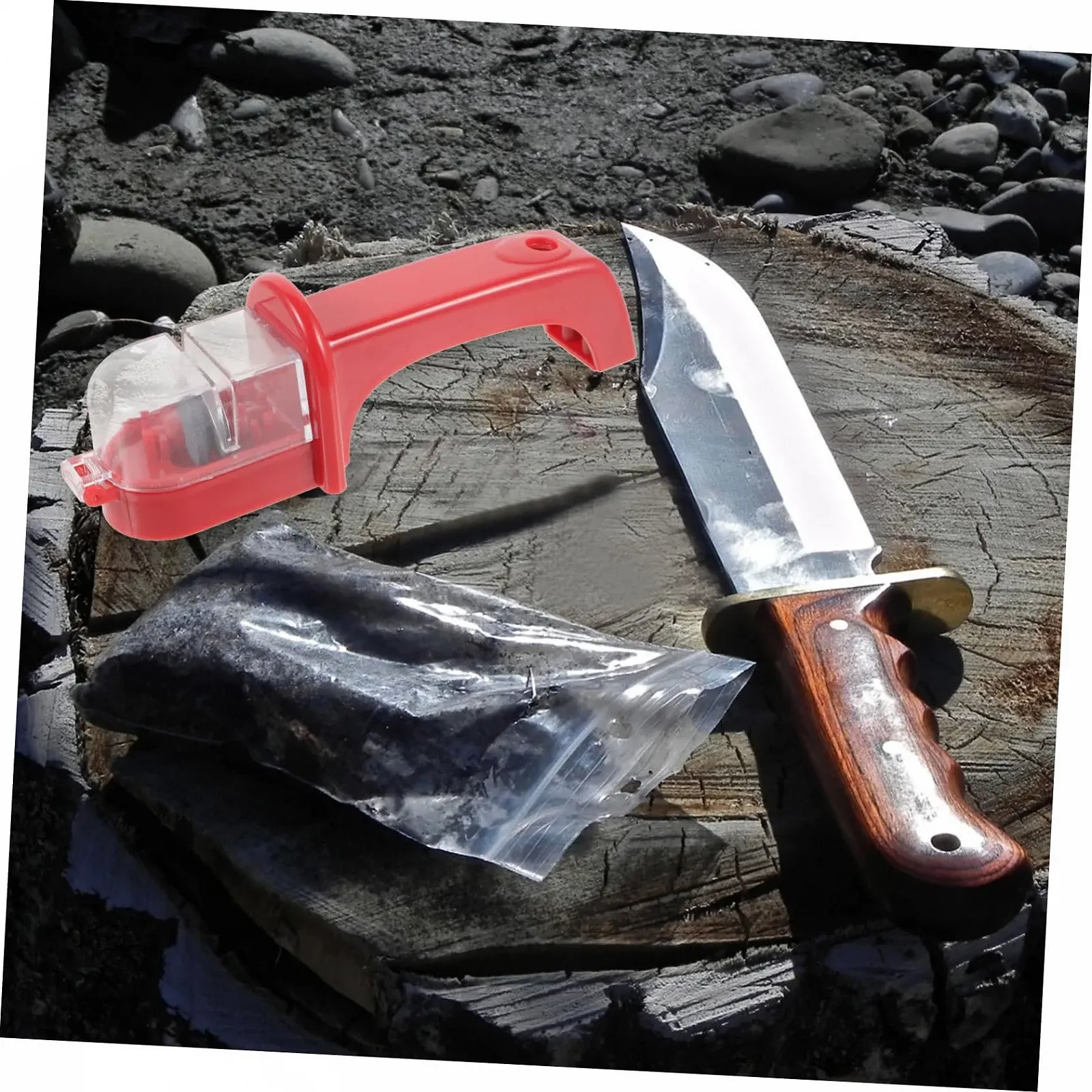 Точилка для кухонных ножей и ножниц TOYANDONA ABS портативная эргономичная, фото №3