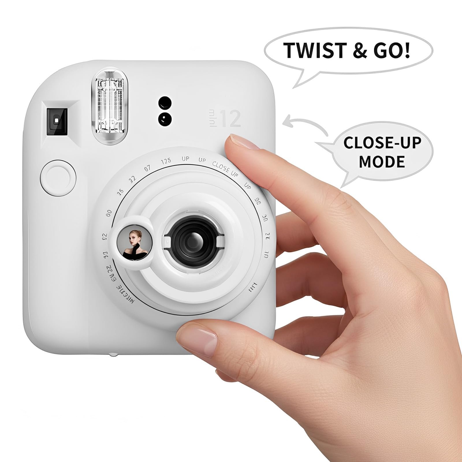 Зеркало для селфи Fujifilm Instax Mini 12 Белый, фото №5