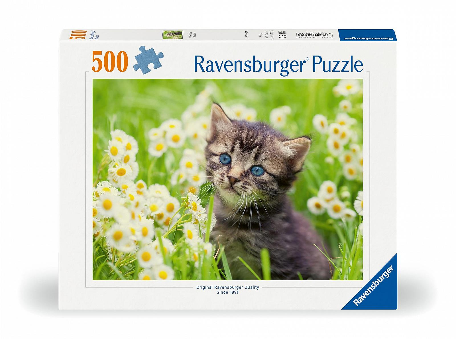 Пазли Ravensburger Kitten in the Meadow 12000367 500 деталей, фото №2