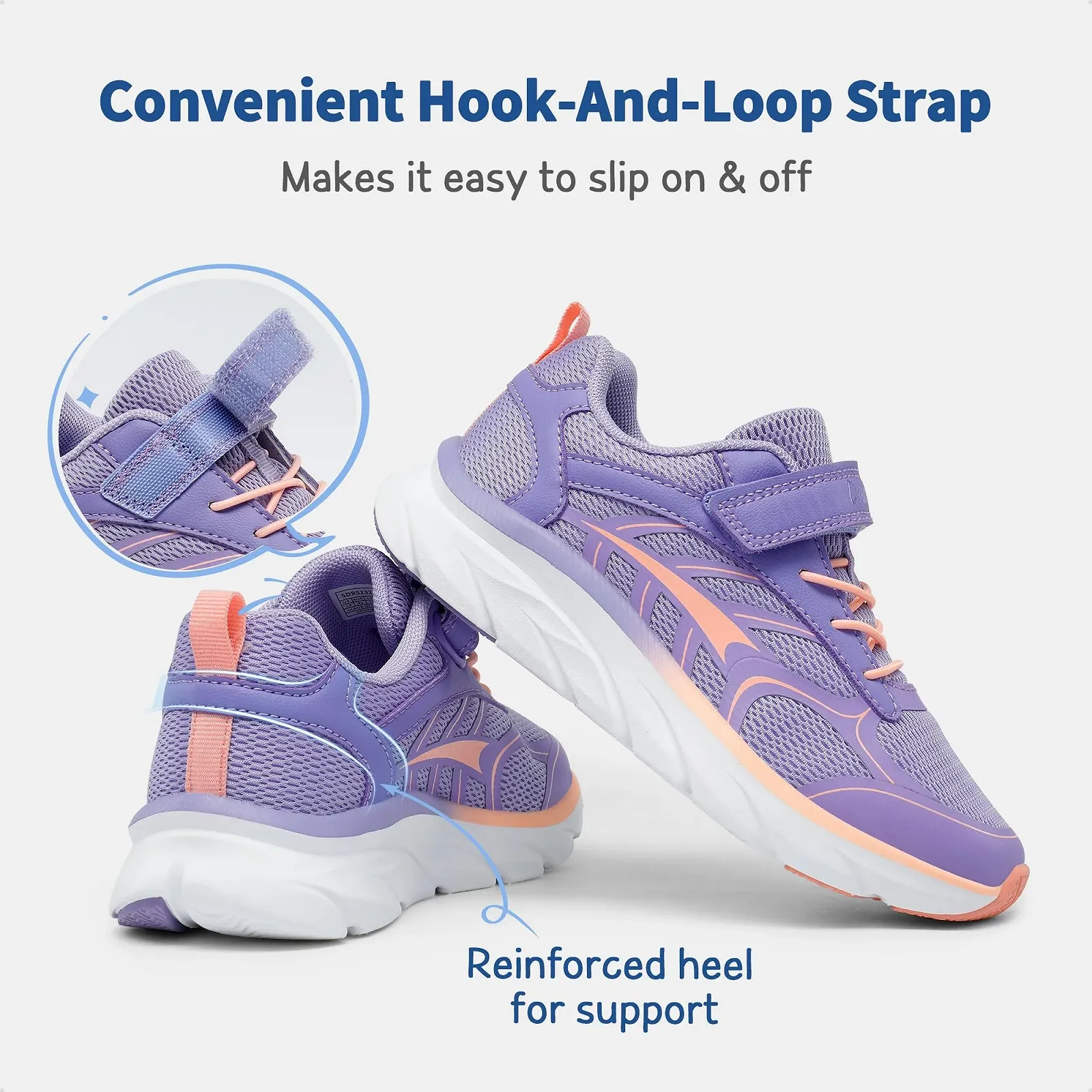 Кросівки DREAM PAIRS і дівчаток, дитячі дихаючі тенісні, фото №2