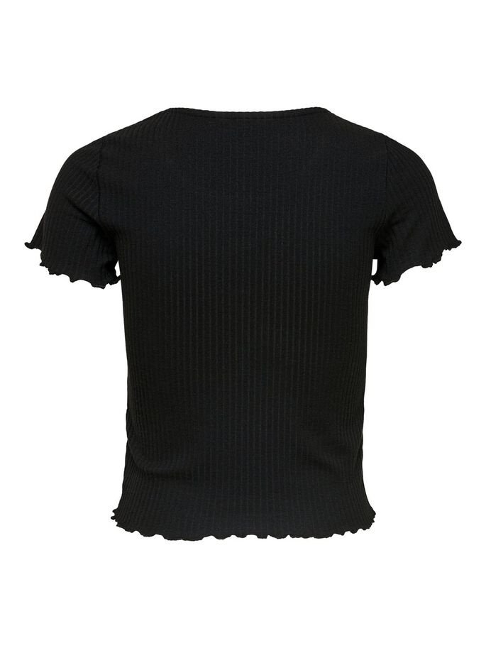 Блуза ONLEMMA SHORT TOP NOOS JRS 15201206  ONLY Чорний L, фото №5