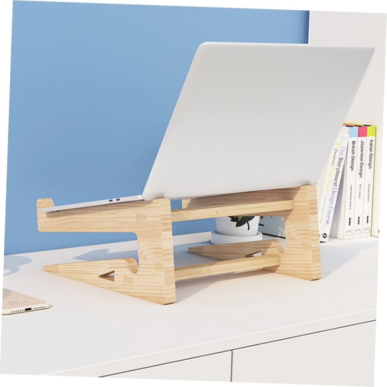 Підставка для ноутбука SOIMISS Дерев'яна Настільна, фото №4