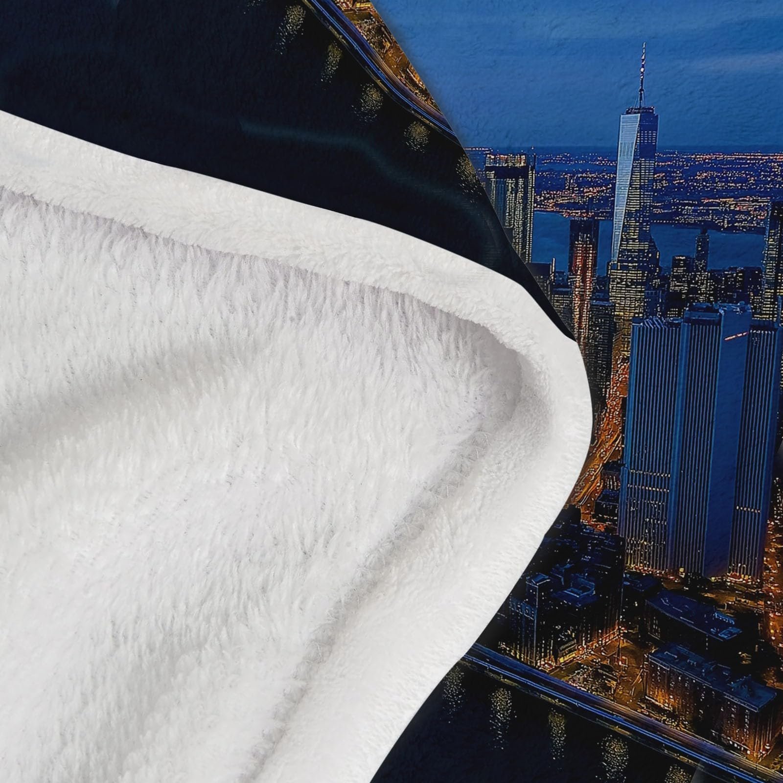 Шерпа Покривало Темно-синій Фліс Пухнасті Ковдри, для Підлітків, фото №7 Шерпа Покривало Темно-синій Фліс Пухнасті Ковдри, для Підлітків, фото №7