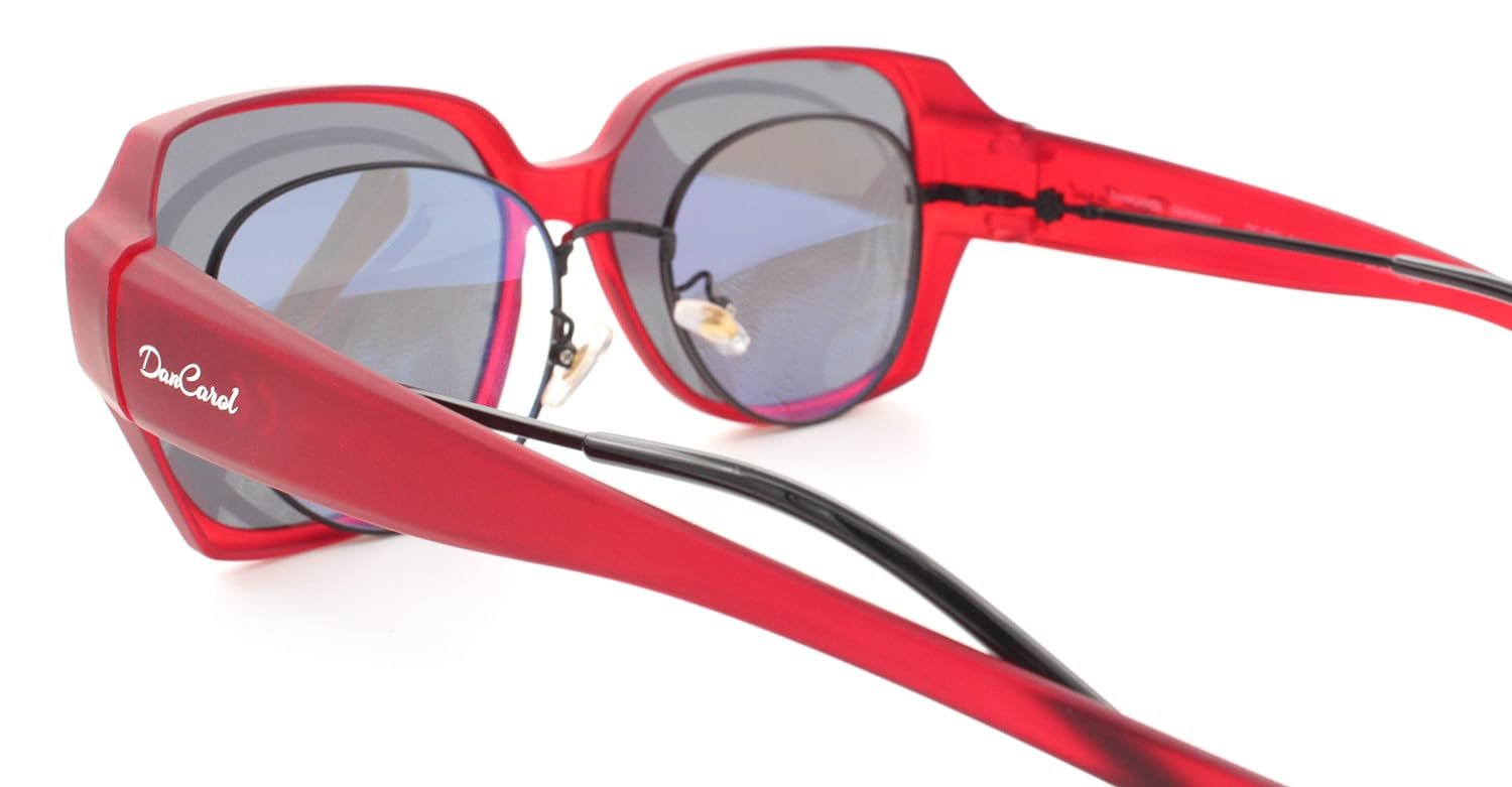 Сонцезахисні окуляри DanCarol DC-POL-2063-N-C4 Червоний, фото №6