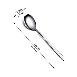 Ложка чайна Berglander Сріблястий Набір з 12 штук synthetic.ua - Фото 1