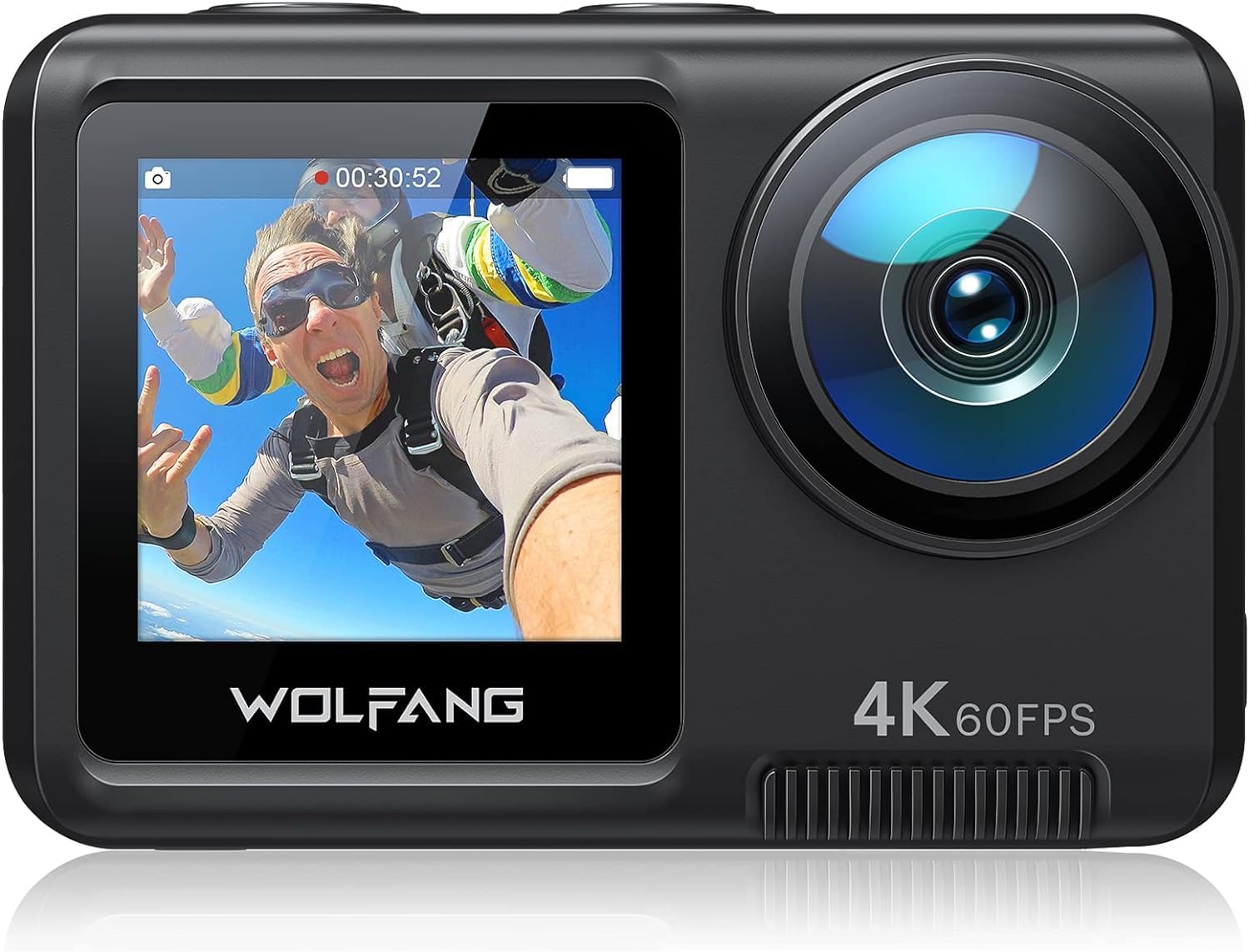 Екшн-камера WOLFANG GA420 4K 60FPS + Карта пам'яті SanDisk Extreme microSDXC UHS-I 128 ГБ, фото №2