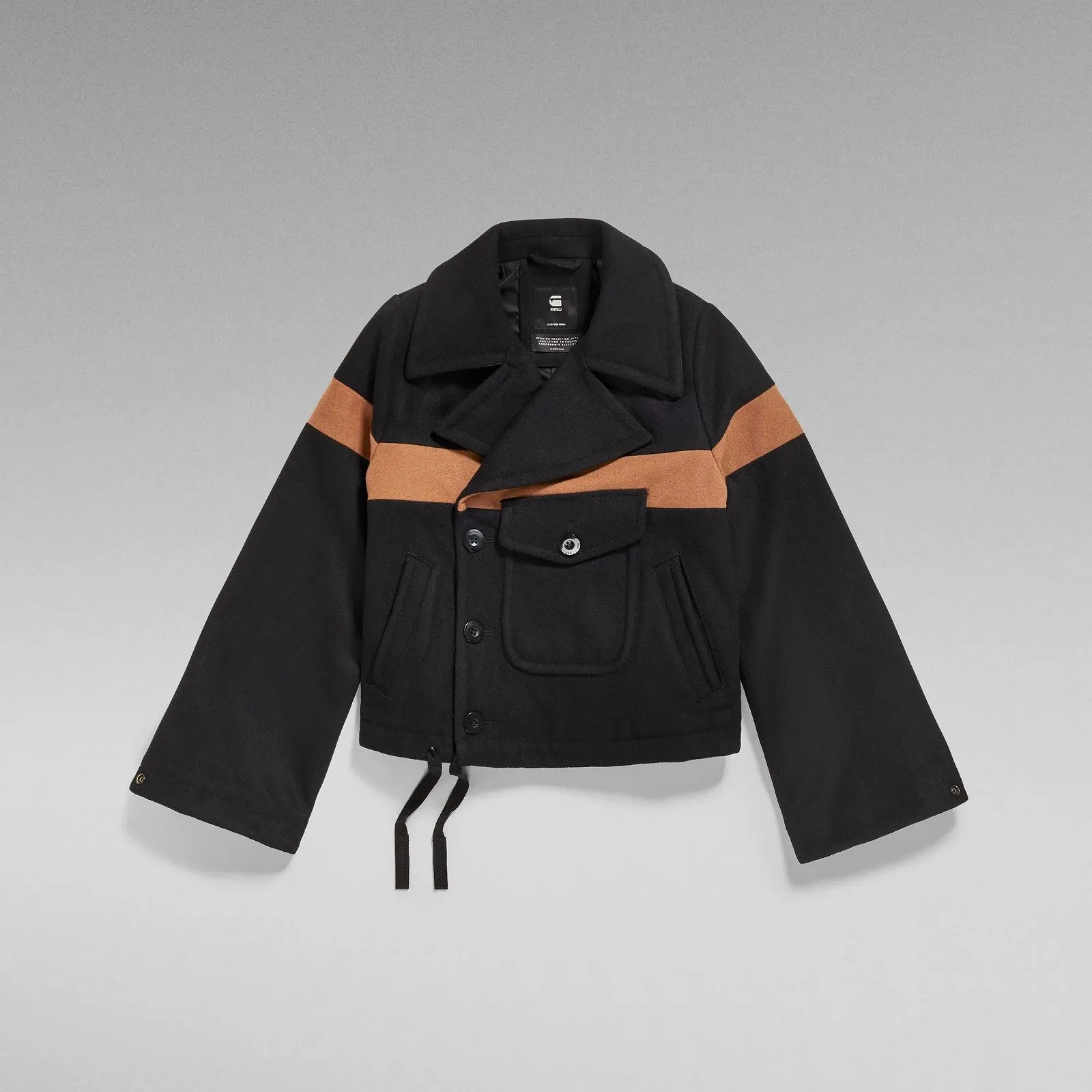 Жіноча куртка G‑Star Pantzer Flair Jacket Covery Wool Recycled - S, фото №4