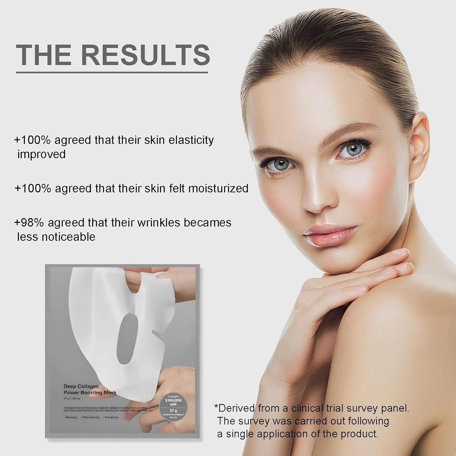 Маска Bio-Collagen Real Deep Зволожуюча колагенова маска нічна, фото №4 Маска Bio-Collagen Real Deep Зволожуюча колагенова маска нічна, фото №4