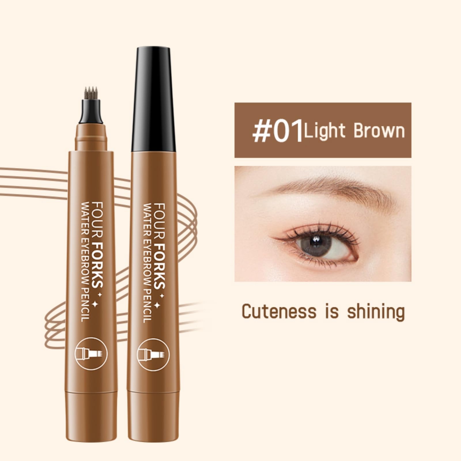 Жидкий карандаш для бровей Wasserfest 4-Punkt, фото №2 Жидкий карандаш для бровей Wasserfest 4-Punkt, фото №2