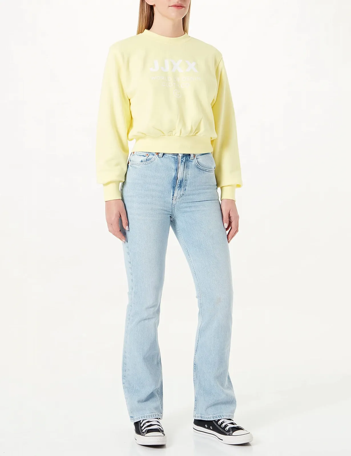 Женская Толстовка JACK & JONES JXBELLA с круглым вырезом, фото №2 Женская Толстовка JACK & JONES JXBELLA с круглым вырезом, фото №2