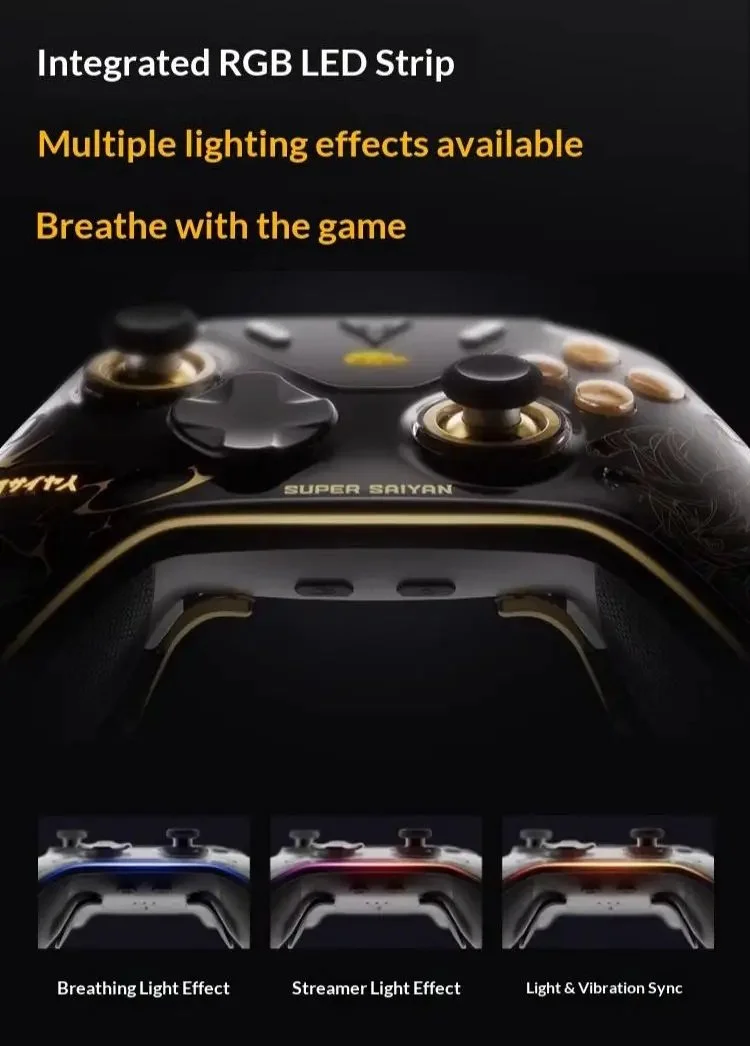 Геймпад FlyDigi APEX 5 Dragon Ball Black + док-станція (Android/Windows/Nintendo Switch/VR/iOS), фото №13