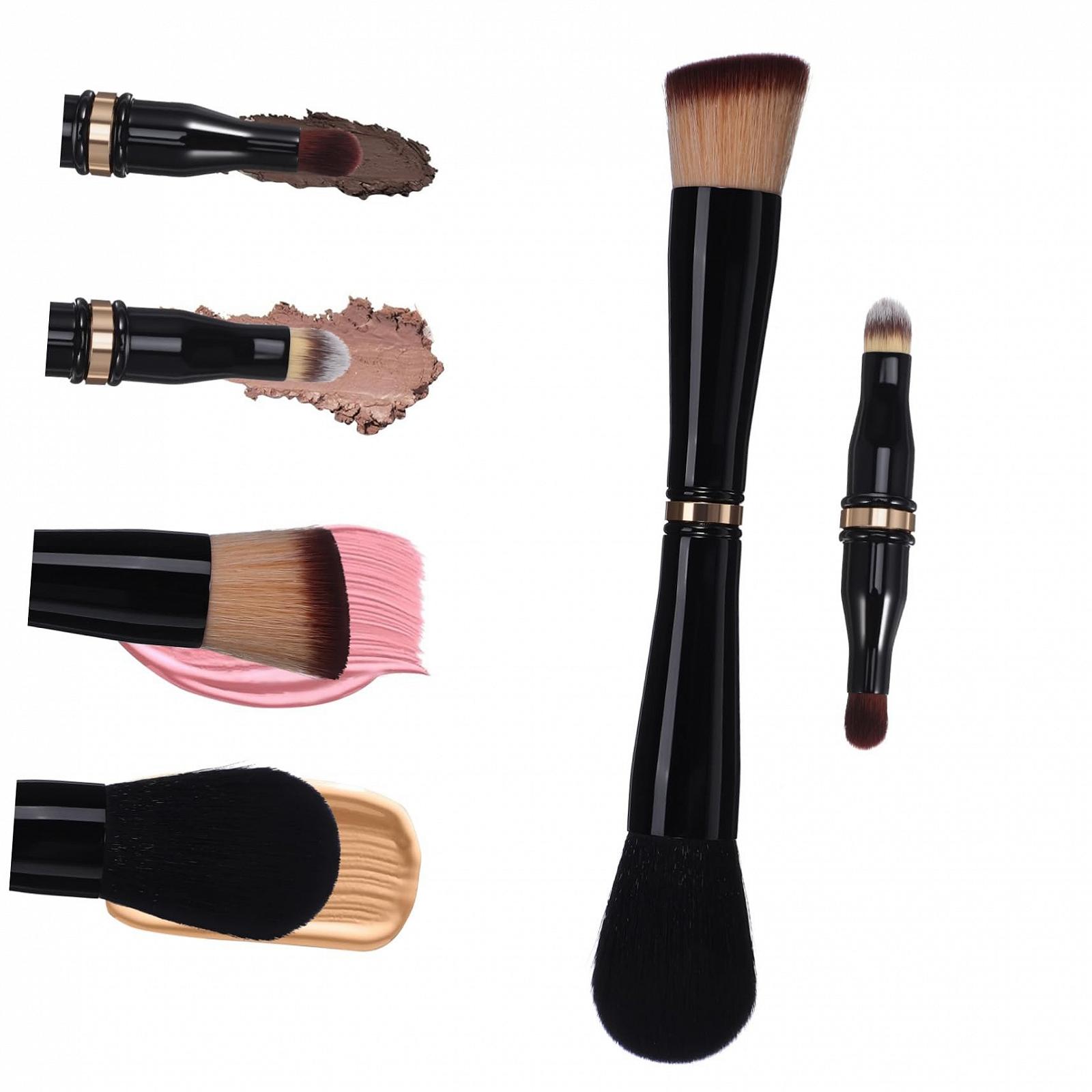Набор кистей для макияжа Reise-Make-up-Pinsel 4 в 1, дорожный размер, Kunstfaser, фото №1