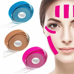 Набор лент для подтяжки лица 3 шт., ленты для макияжа от морщин - Фото 1