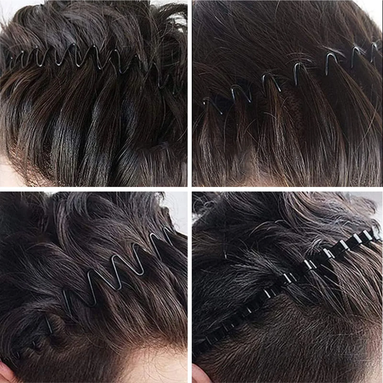 Набір металевих обручів для волосся, фото №4