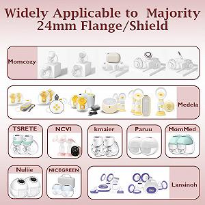 Вкладыши для фланца 22 мм Momcozy M9/M6/M5/S12 Pro/S9 Pro, 4 шт. в упаковке synthetic.ua - Фото 1