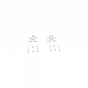 Комплект аксессуаров, тормозные колодки BOSCH 1 987 474 062 для, задняя ось - Фото 1