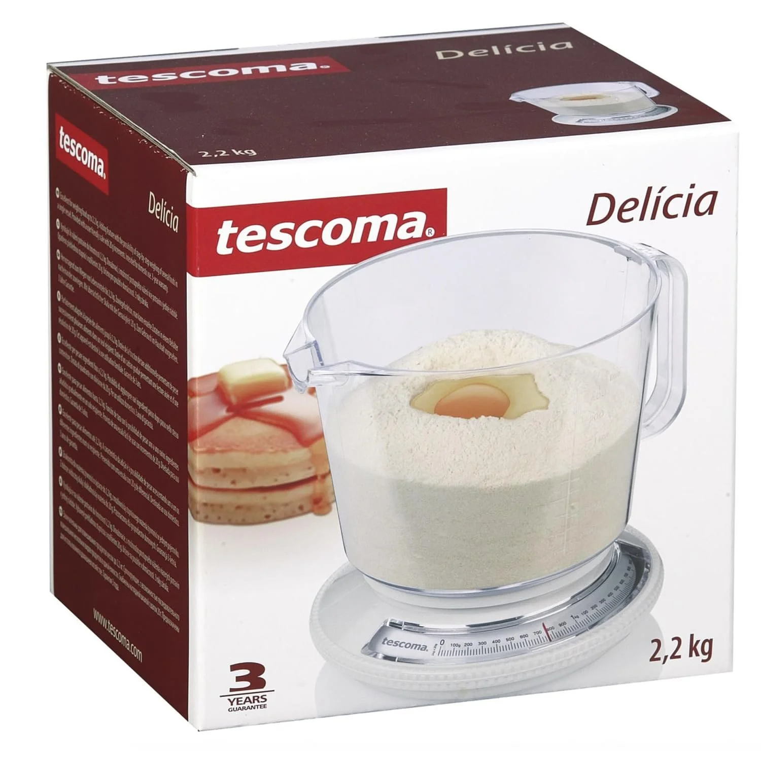 Кухонні ваги Tescoma Delícia 2,2 кг, фото №3 Кухонні ваги Tescoma Delícia 2,2 кг, фото №3