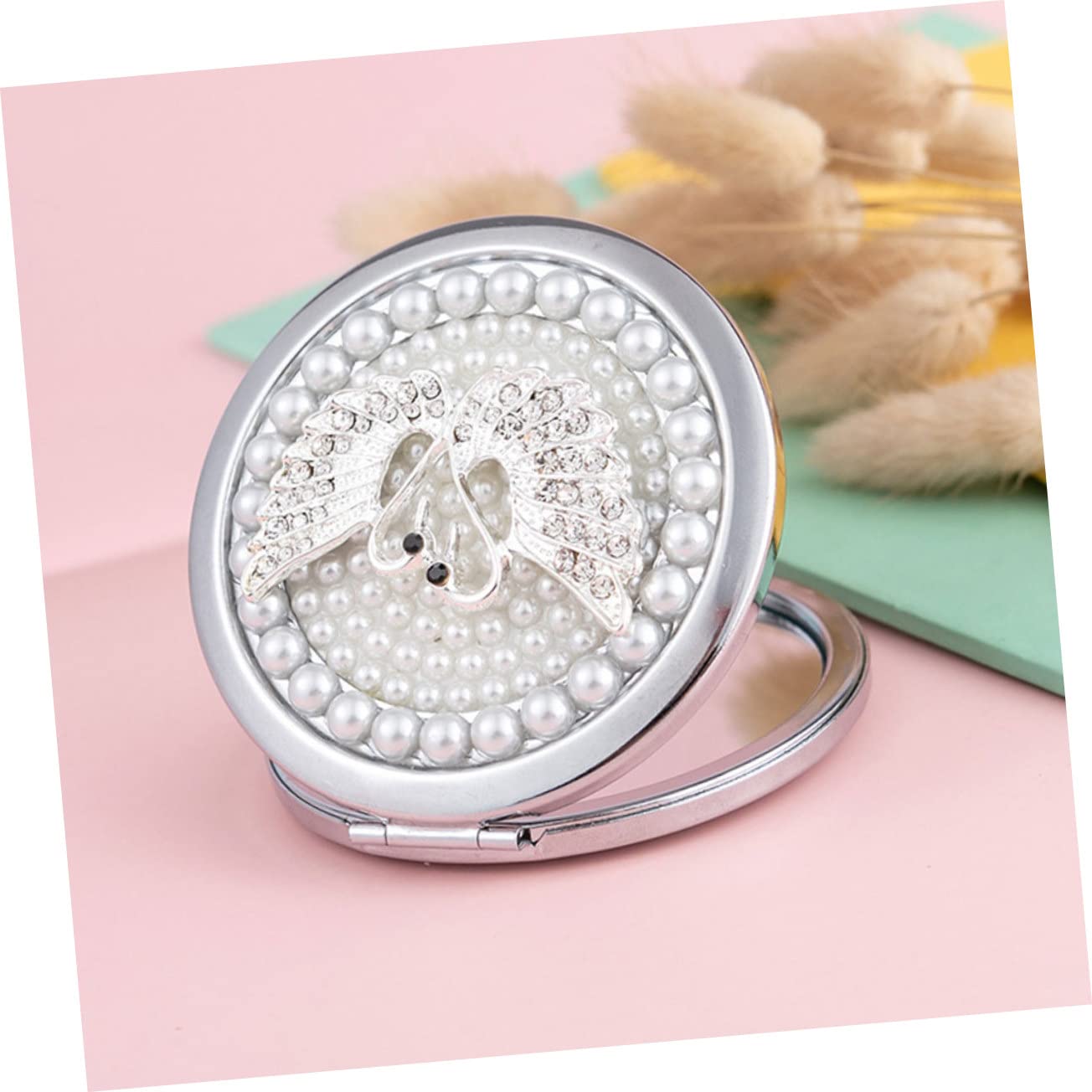 Зеркало Angoily Portable 3 Pieces Карманное Жемчужное Увеличительное, фото №4 Зеркало Angoily Portable 3 Pieces Карманное Жемчужное Увеличительное, фото №4