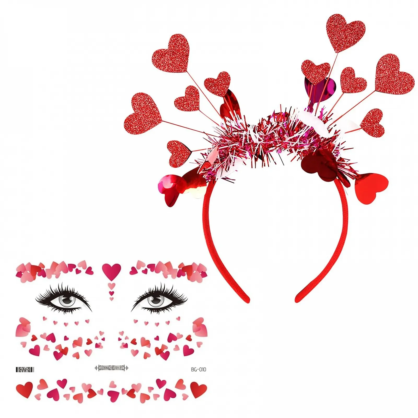 Обруч Amor xianshi Серце Червоний, фото №1