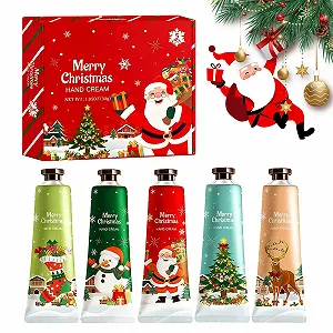 Крем для рук Набір Різдвяний для жінок, 5 x 30 г Міні креми для рук - Фото 1