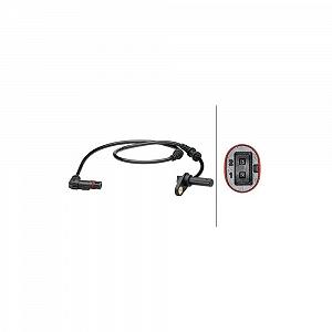 Датчик частоти обертання колеса HELLA 6PU 012 679-491 для MERCEDES-BENZ, передня вісь, зліва - Фото 1