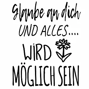 Наклейка на стіну Docliick DC-014-AL Glory an Dich - Фото 1