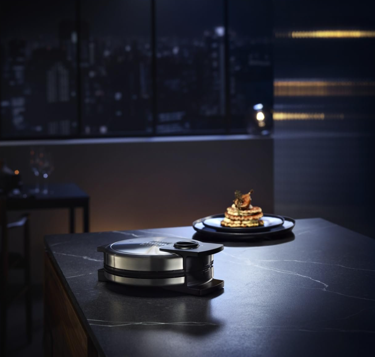 Вафельниця WMF Lono Edition / 900 Вт / антипригарне покриття / Сріблястий-чорний, фото №6 Вафельниця WMF Lono Edition / 900 Вт / антипригарне покриття / Сріблястий-чорний, фото №6