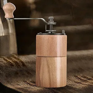 Ручная кофемолка Деревянная с регулируемыми параметрами помола - Фото 1