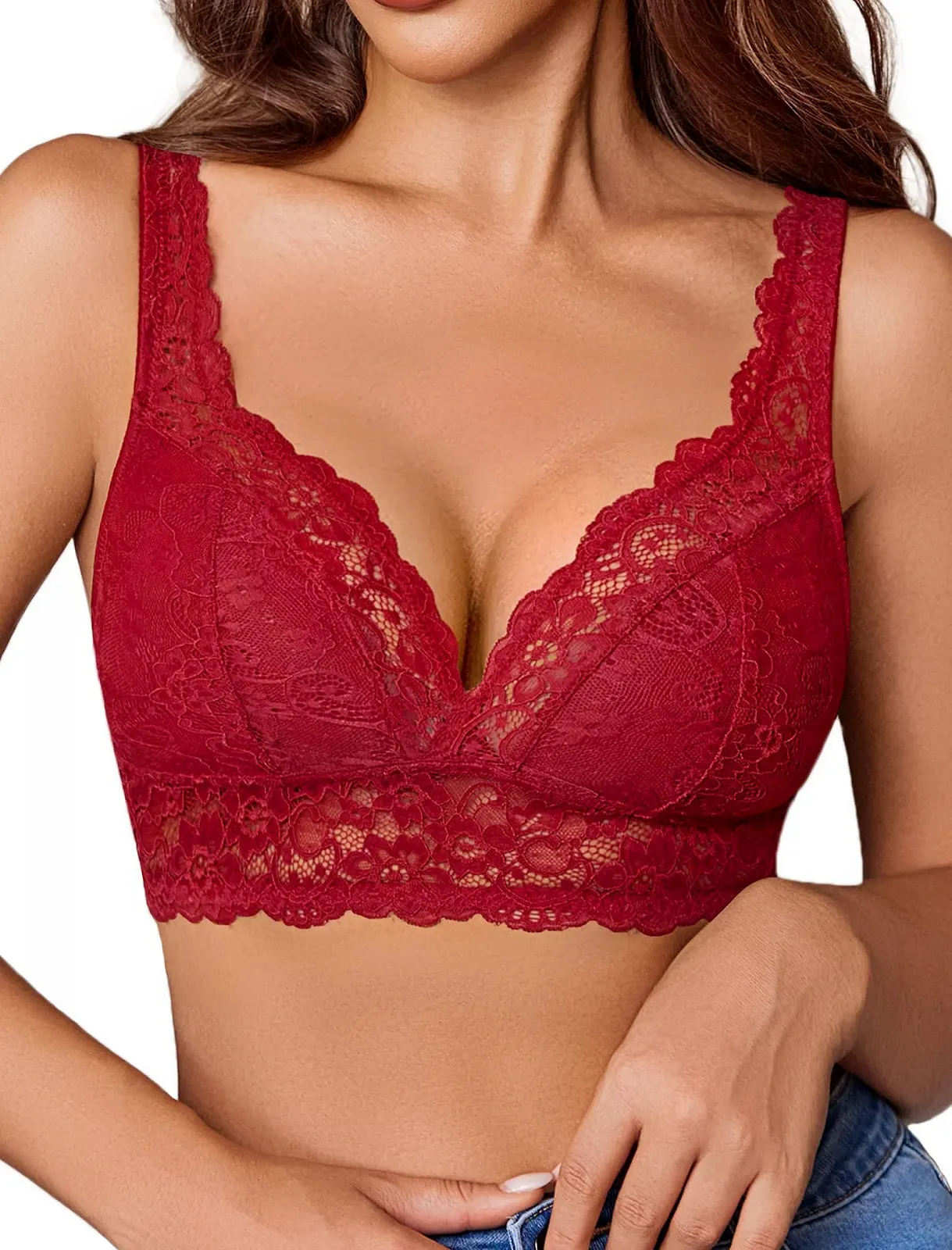 Бюстгальтер Avidlove Lace Minimiser Unpadded Bralette без косточек Push Up на каждый день, фото №1 Бюстгальтер Avidlove Lace Minimiser Unpadded Bralette без косточек Push Up на каждый день, фото №1