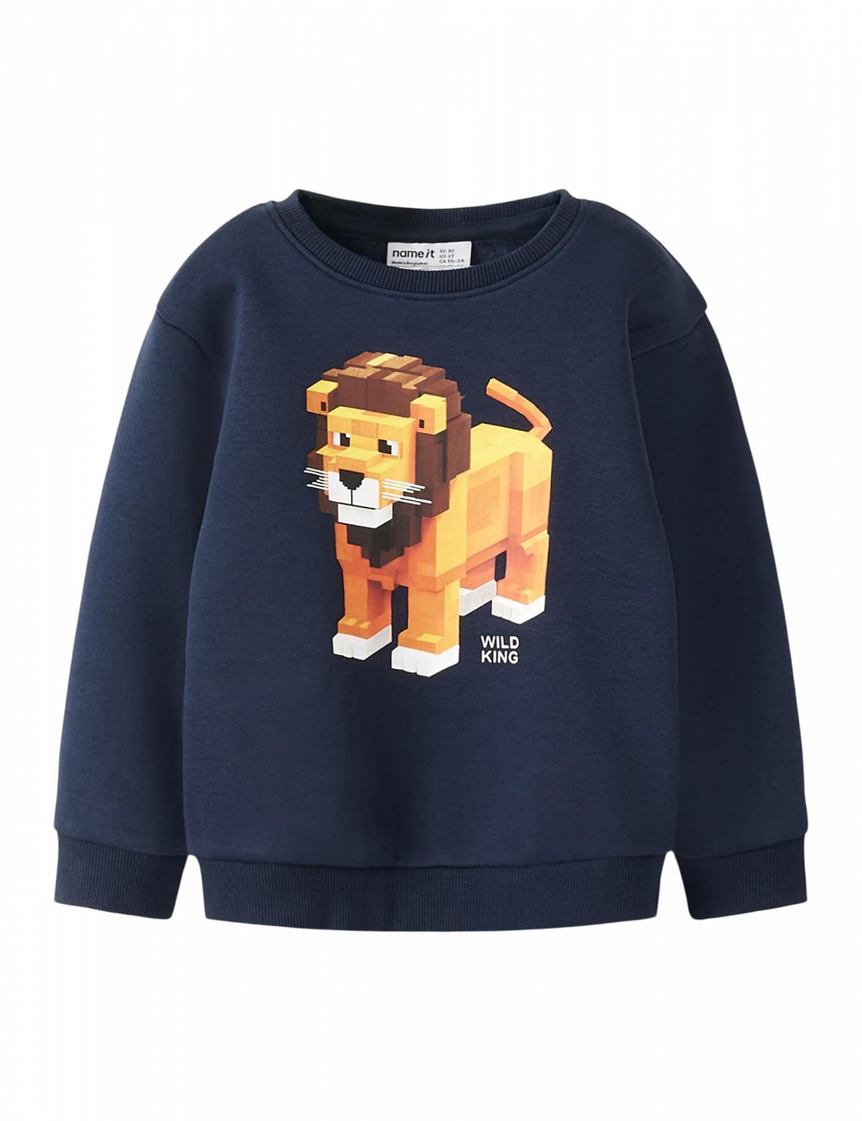 Толстовка Name IT Nmmsigurt Ls Nreg SWE Bru Nmmsigurt Ls Nreg SWE Bru (1 шт. в упаковке), фото №1