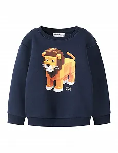 Толстовка Name IT Nmmsigurt Ls Nreg SWE Bru Nmmsigurt Ls Nreg SWE Bru (1 шт. в упаковці) - Фото 1