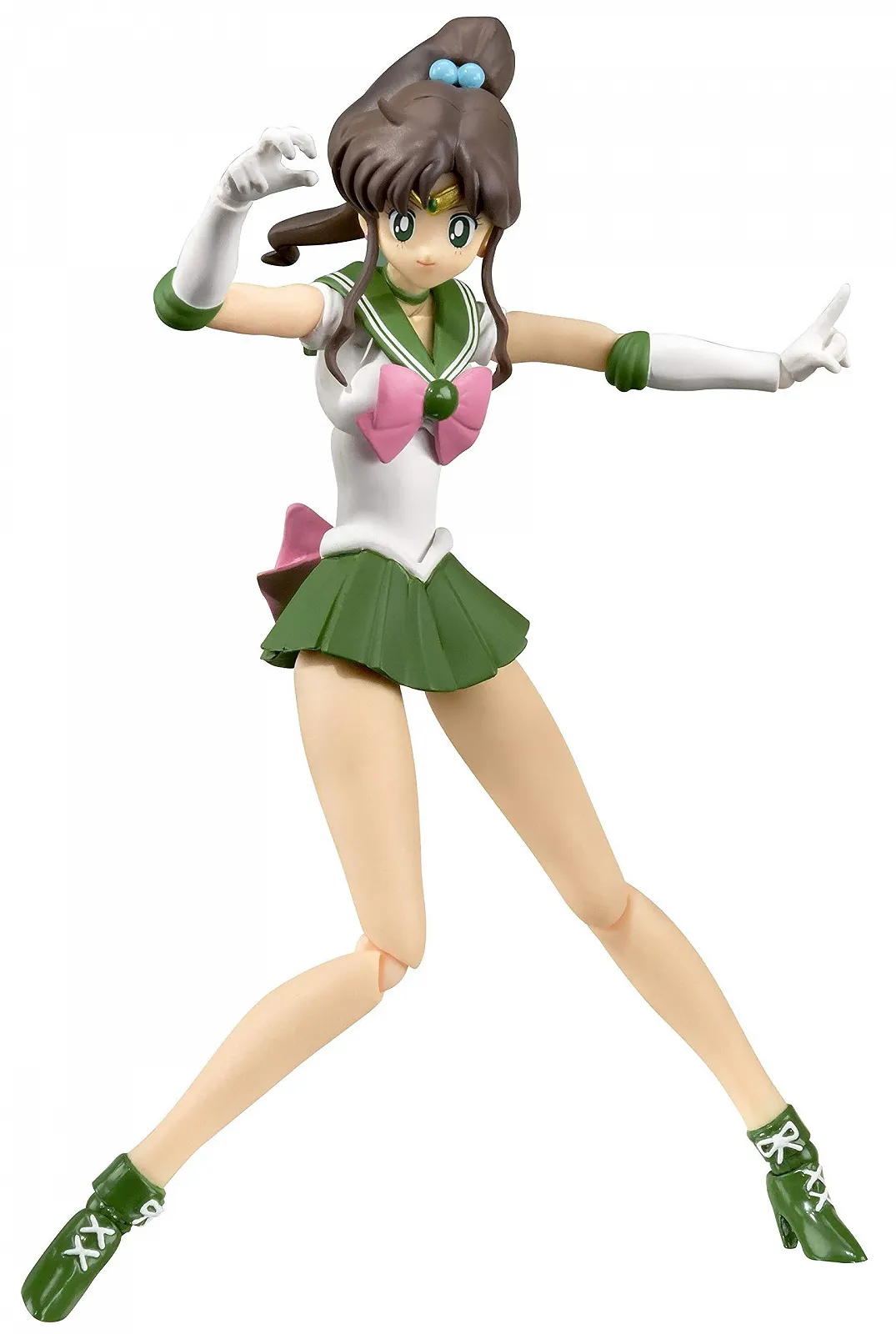 Коллекционная фигурка Bandai Tamashii Nations S.H. Figuarts Sailor Moon Sailor Jupiter Animation Color Edition 14 см, фото №1 Коллекционная фигурка Bandai Tamashii Nations S.H. Figuarts Sailor Moon Sailor Jupiter Animation Color Edition 14 см, фото №1