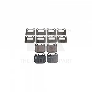 Комплект гальмівних колодок NK 223350 для MERCEDES-BENZ задня вісь - Фото 1