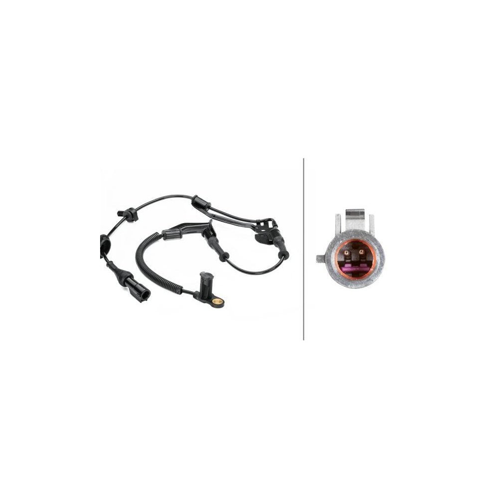 Датчик частоты вращения колеса HELLA 6PU 230 040-451 FORD передний мост, фото №1