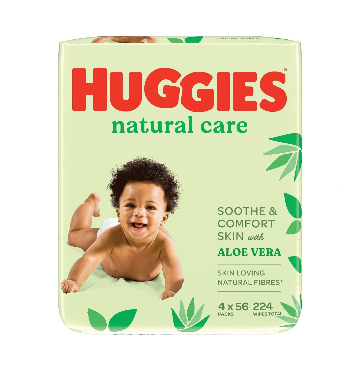 Влажные салфетки Huggies Natural Care Алоэ Вера 672 шт, фото №1