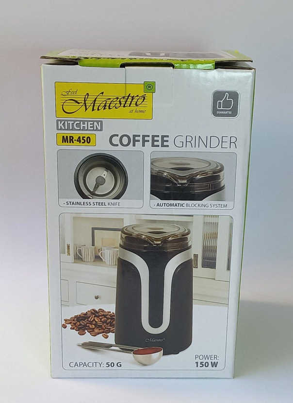 Кофемолка Maestro MR-450-BLACK, фото №6