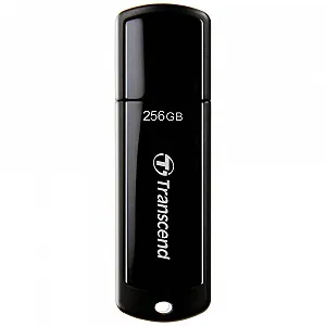 USB-накопичувач Transcend Jetflash 700 256 GB USB 3.1 Gen 1 Чорний - Фото 1
