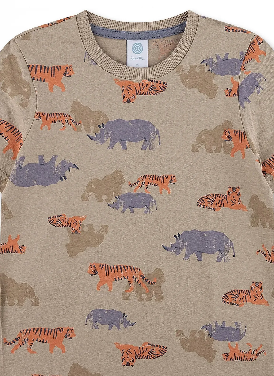 Піжама Sanetta для хлопчиків, шорти, зелена, фото №3