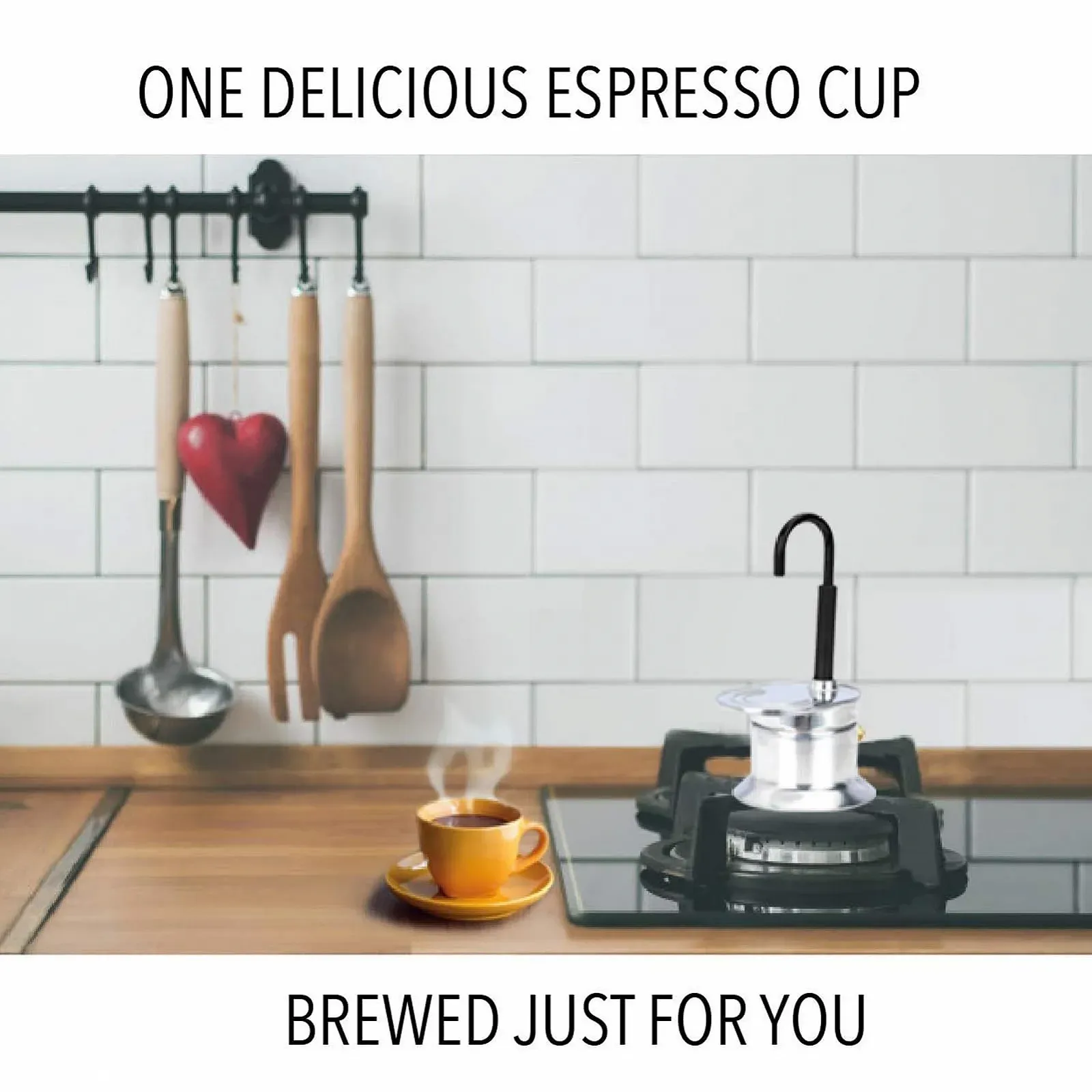 Мока Кавник Monotube 1 Чашка 50 мл, алюмінієвий для приготування кави на відкритому повітрі, Default, фото №6