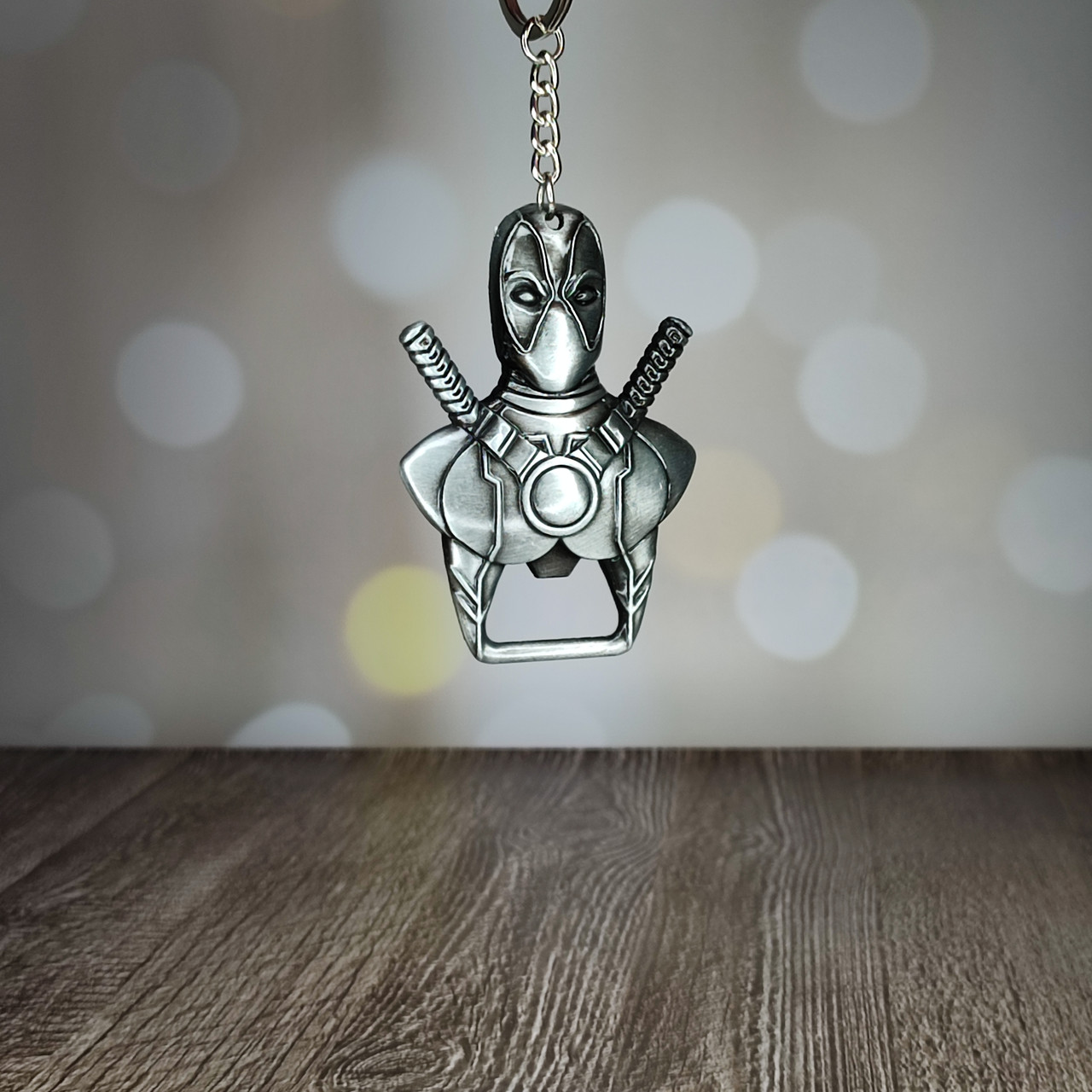 Металлический брелок открывашка Дэдпул Deadpool Марвел Marvel, фото №1