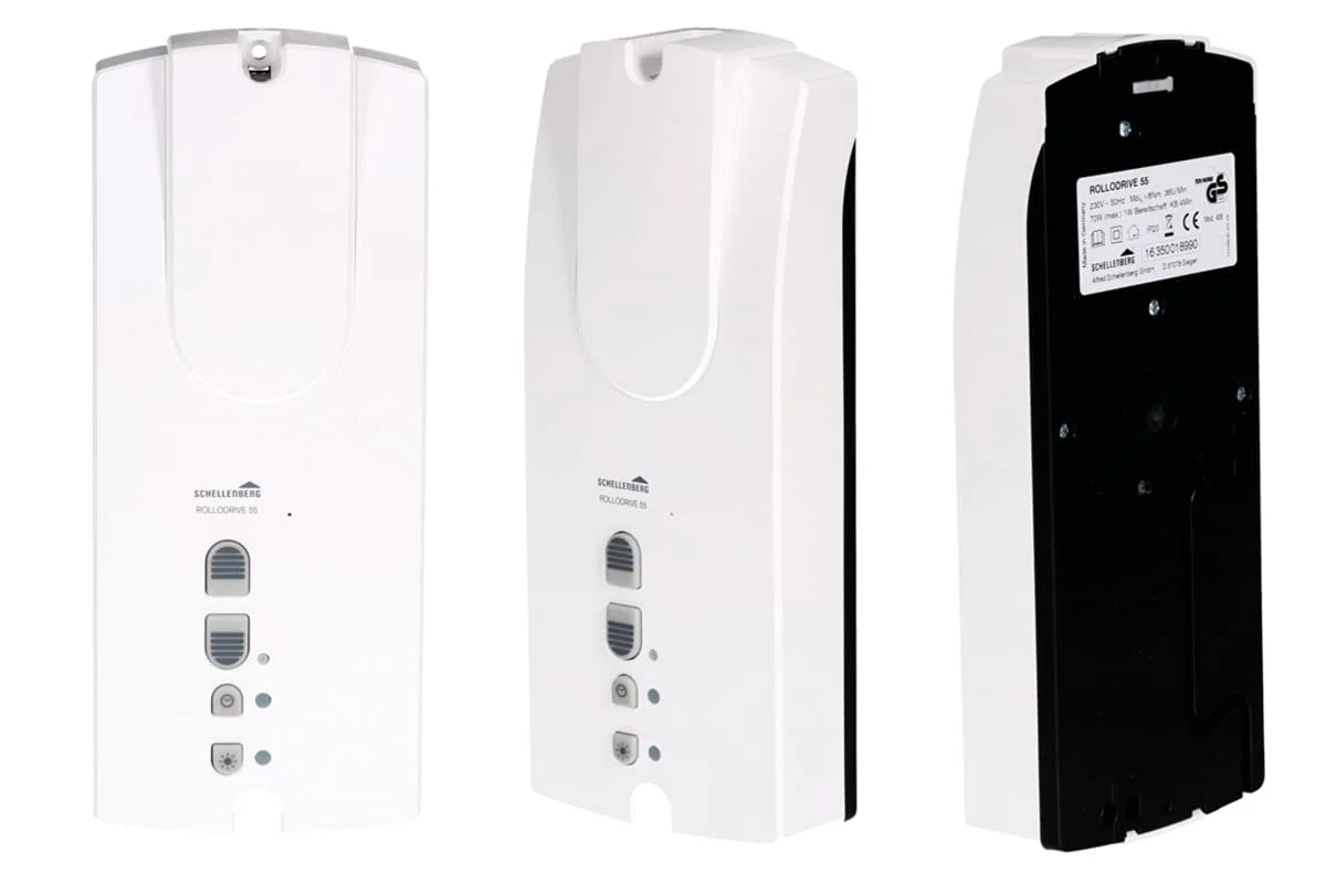 Электрический намотчик ленты для роллетов Schellenberg Rollodrive 55 / Для лент 14-23 мм / Белый, фото №3 Электрический намотчик ленты для роллетов Schellenberg Rollodrive 55 / Для лент 14-23 мм / Белый, фото №3