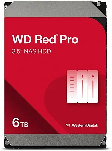 Внутрішній жорсткий диск 3.5" Western Digital Red Pro 6TB 7200 об\хв 287 Мб\с SATA III (WD6005FFBX) - Фото 1