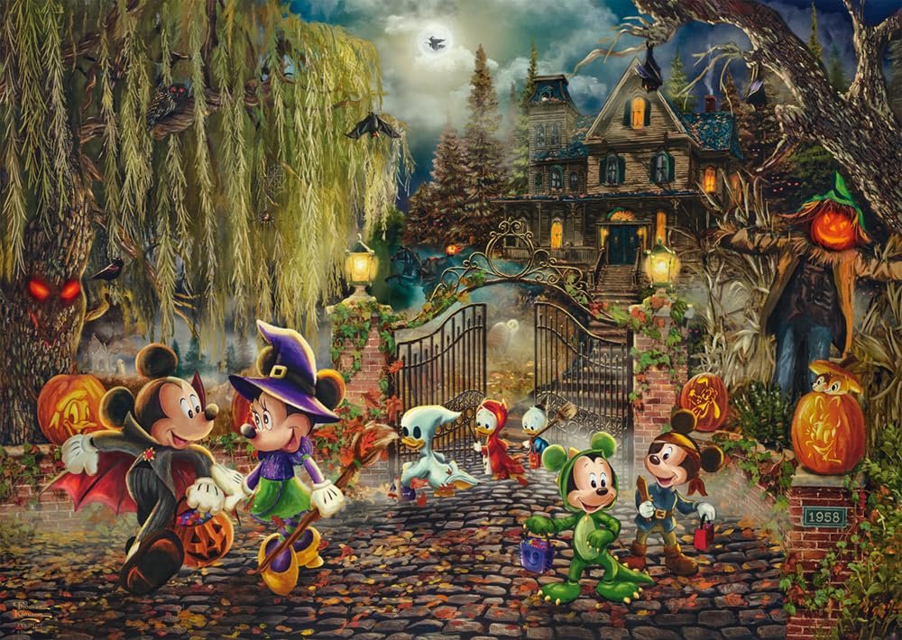 Пазл Schmidt Spiele Thomas Kinkade Disney Mickey & Minnie Halloween Fun 58033 1000 элементов, фото №1