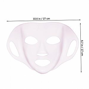 Многоразовая маска для лица WRITWAA, частично прозрачная для ухода за кожей, предотвращает испарение для активного отдыха synthetic.ua - Фото 1