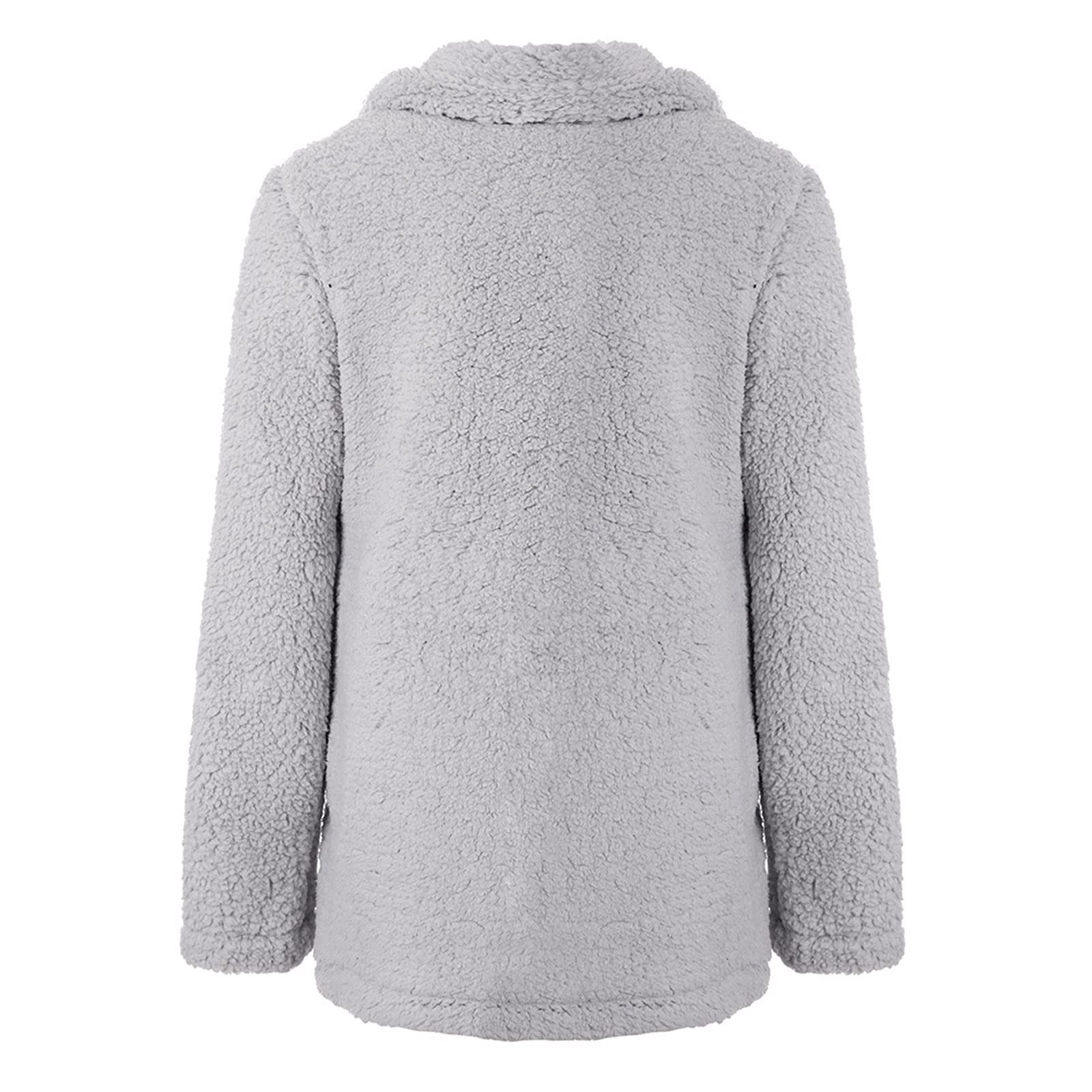 Зимова Куртка Mophghdj Жіноча утеплена з плюшу з капюшоном, фото №5