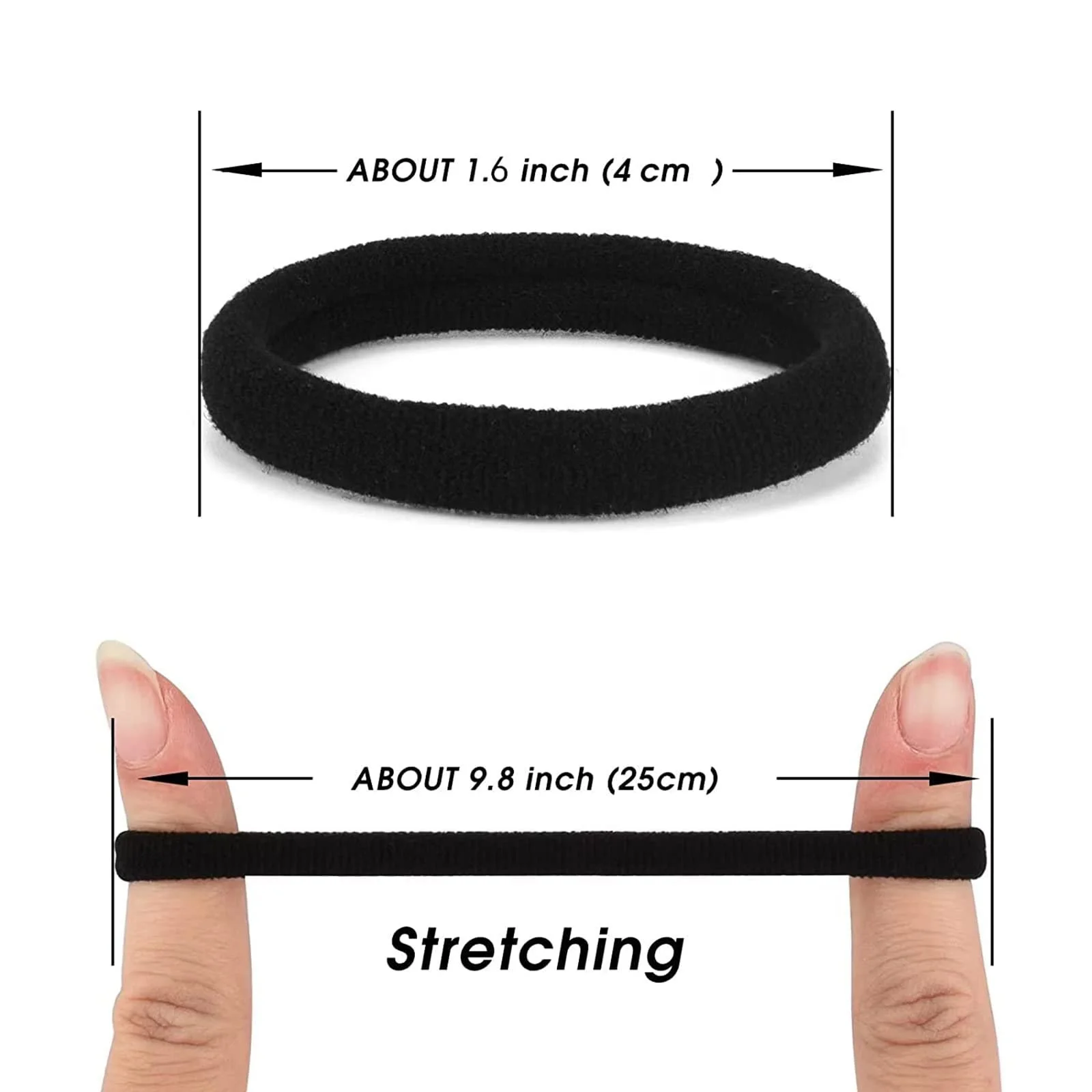 Резинки для волосся Жіночі, 30 шт, фото №3