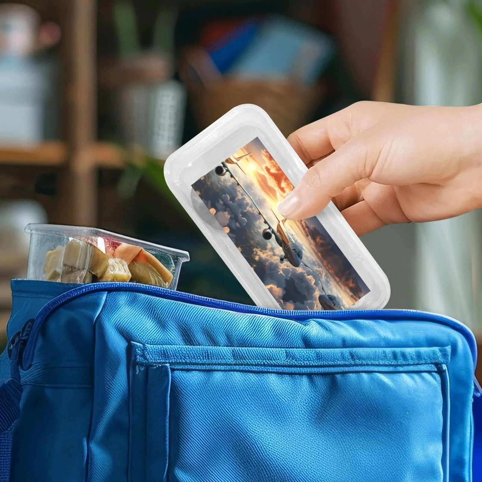 Набір дитячих столових приборів з принтом Літаки, багаторазовий, фото №7 Набір дитячих столових приборів з принтом Літаки, багаторазовий, фото №7